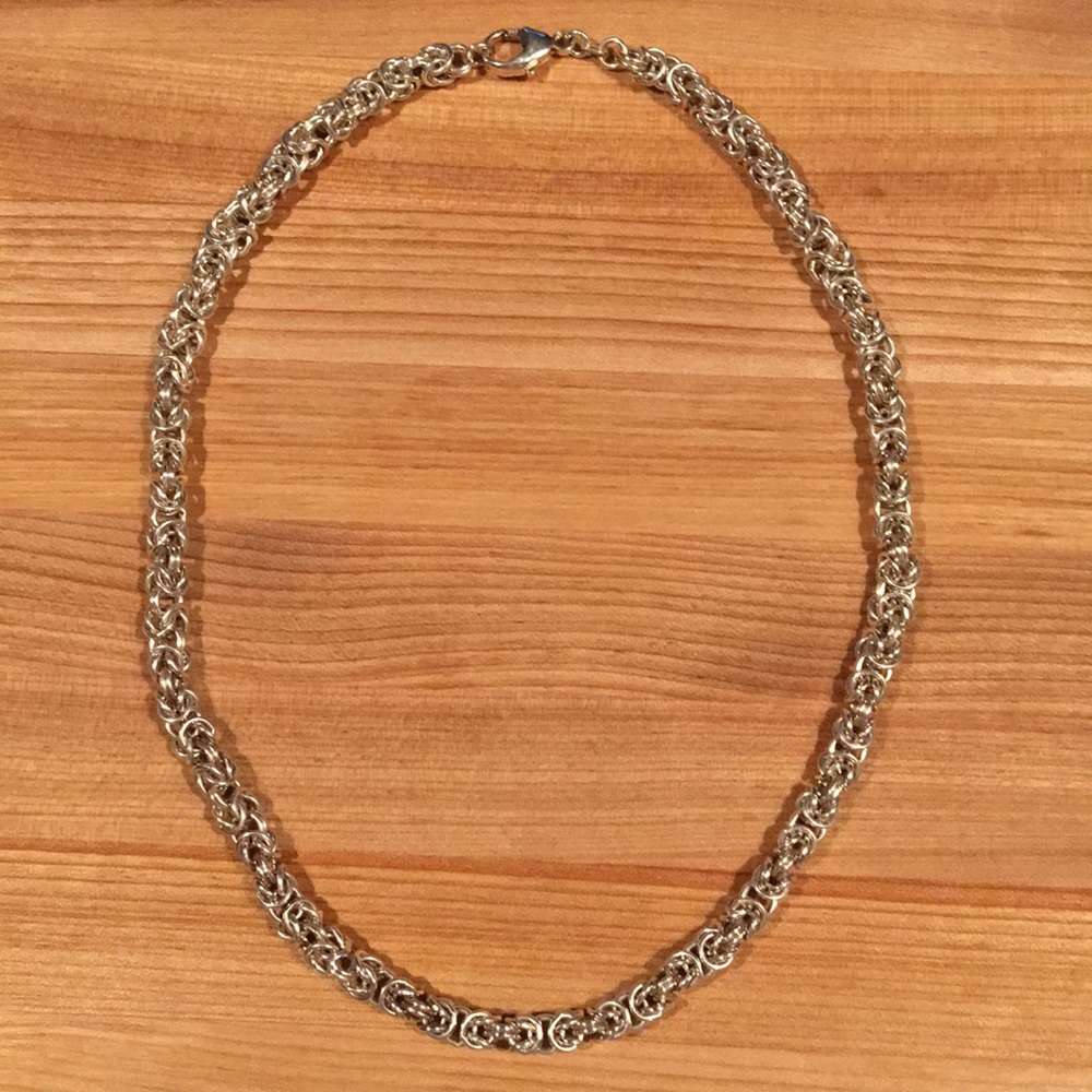 Stirling Silver 18” necklace